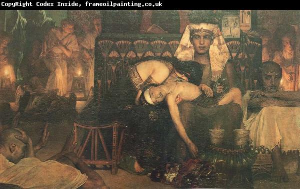 Sir Lawrence Alma-Tadema,OM.RA,RWS The Death of the first Born